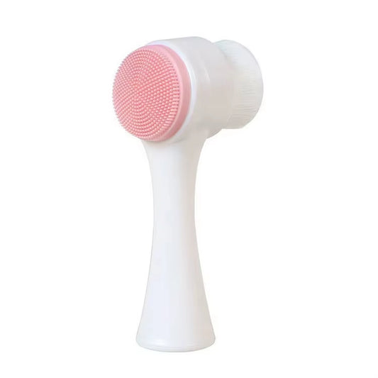 Rejuvenate Your Skin with the 3D Double-Sided Silicone Facial Cleansing Brush – Gentle Exfoliation and Deep Pore Cleansing!